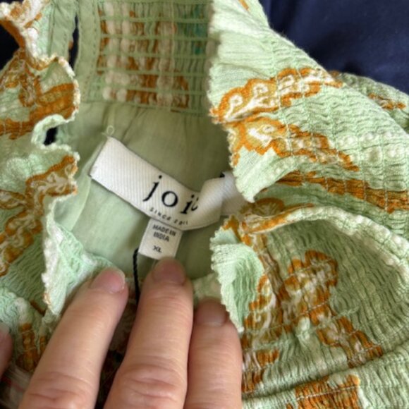 Joie NWT Mika Pastel Green Multi Print Sleeveless Top XL - Picture 7 of 8
